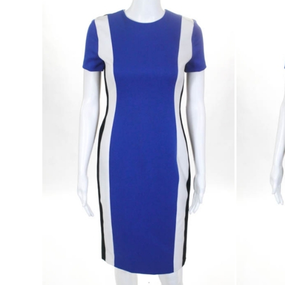 RAOUL MARITIME COLORBLOCK SHEATH DRESS SIZE 0 n 2 - Picture 2 of 6